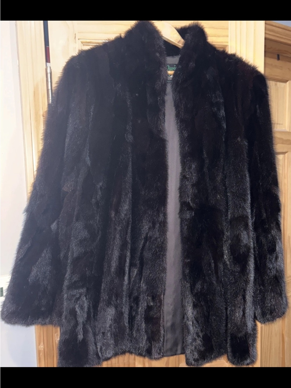 Alaska DAVID GREEN MASTER FURRIER Genuine Coat Jacket One Size Brown Lovely!